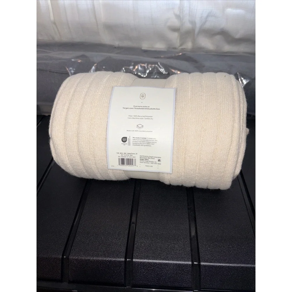 Threshold Cream Throw Studio McGee 50